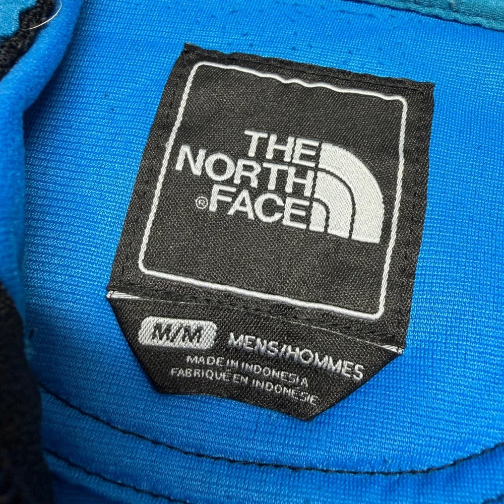 The North Face Mens Camo Full Zip Hoodie Grey Brown Blue Lining Size M
